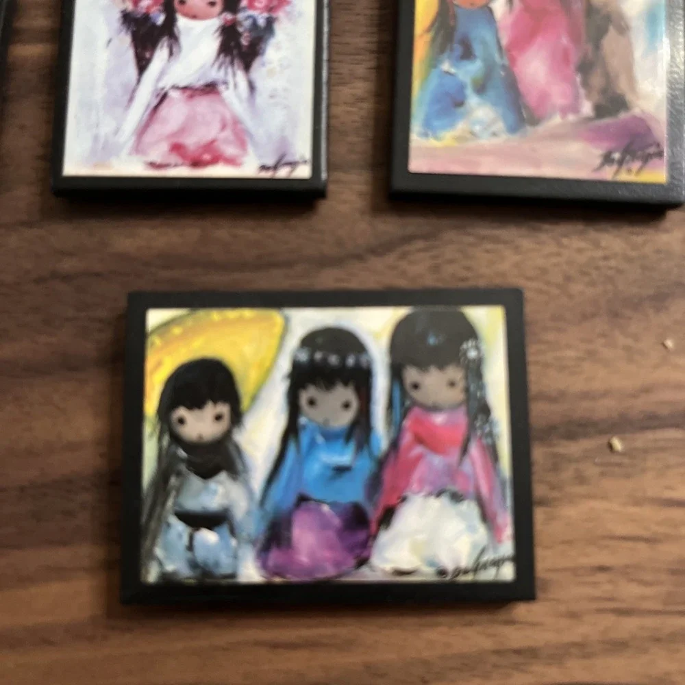 Lot Of 9 Ted‎ De Grazia Magnets